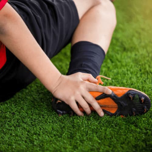Football heel pain image from the original Spriing blog